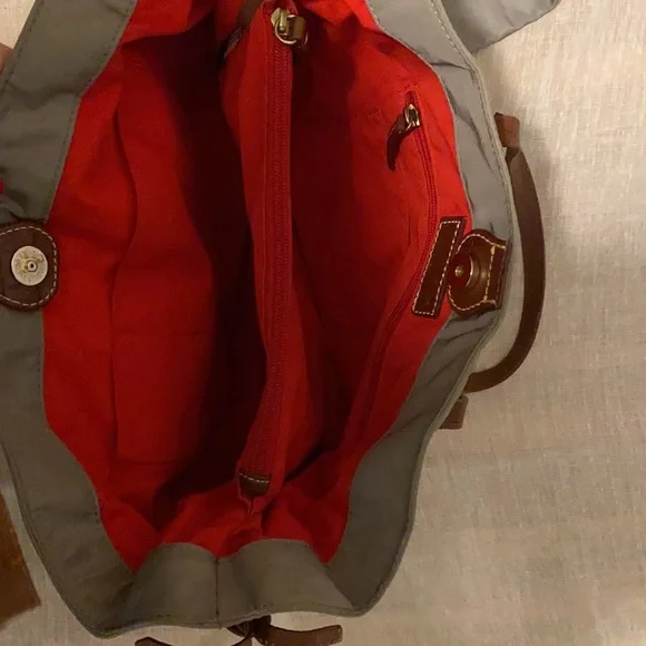 Dooney & Bourke purse with attached change purse - Picture 8 of 13